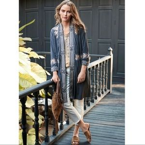 Johnny Was Marushka Embroidered Duster